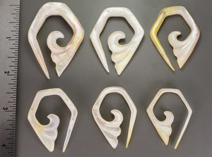 Mother of Pearl BOXY Hanger Organic Jewelry - 2mm - 8mm - Price Per 1