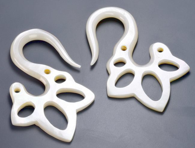 Mother of Pearl DESOLATION Hanger Organic Jewelry - 2mm - 8mm - Price Per 1