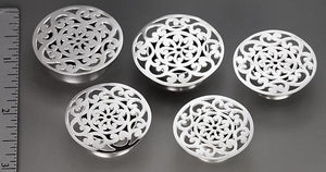 .925 Sterling Silver Plug FSP # 12 Apotheosis Detailed Plugs - Price Per 1