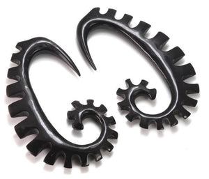 KEEN Wholesale Horn Hanger Organic Body Jewelry 12g - 00g - Price Per 1