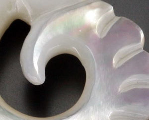 Mother of Pearl DRAKE Hanger Organic Jewelry - 2mm - 9.5mm - Price Per 1