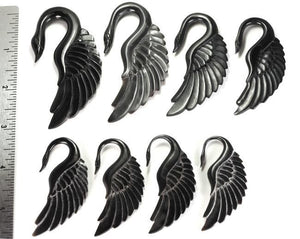 SWAN Natural Horn Organic Body Jewelry 1.5mm - 8mm - Price Per 1