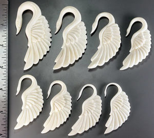 SWAN Natural Bone Organic Body Jewelry 1.5mm - 8mm - Price Per 1