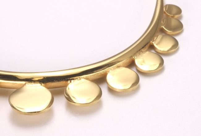 16g GOLD PLATED Bronze Indonesia Style Earrings - Price Per 2