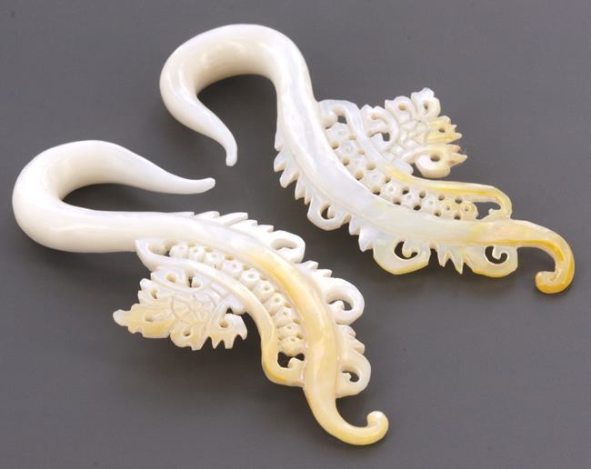 Mother of Pearl LBD Hanger Organic Jewelry - 2mm - 9.5mm - Price Per 1