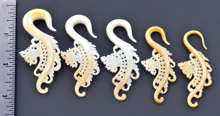 Mother of Pearl LBD Hanger Organic Jewelry - 2mm - 9.5mm - Price Per 1