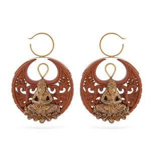 14g Nirvana Saba Wood Earrings — Price Per 2