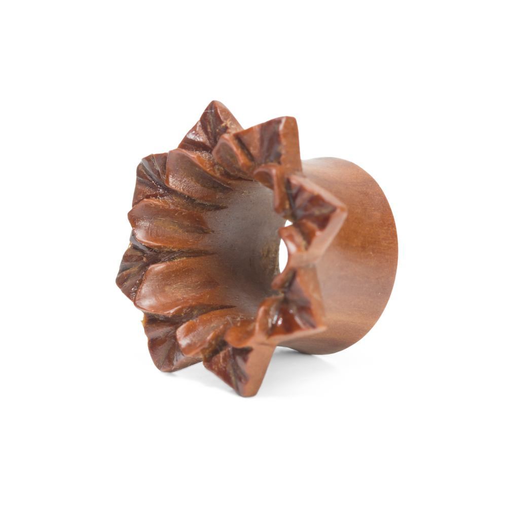 Blooming Lotus Saba Wood Organic Tunnel 6mm-30mm - Price Per 1