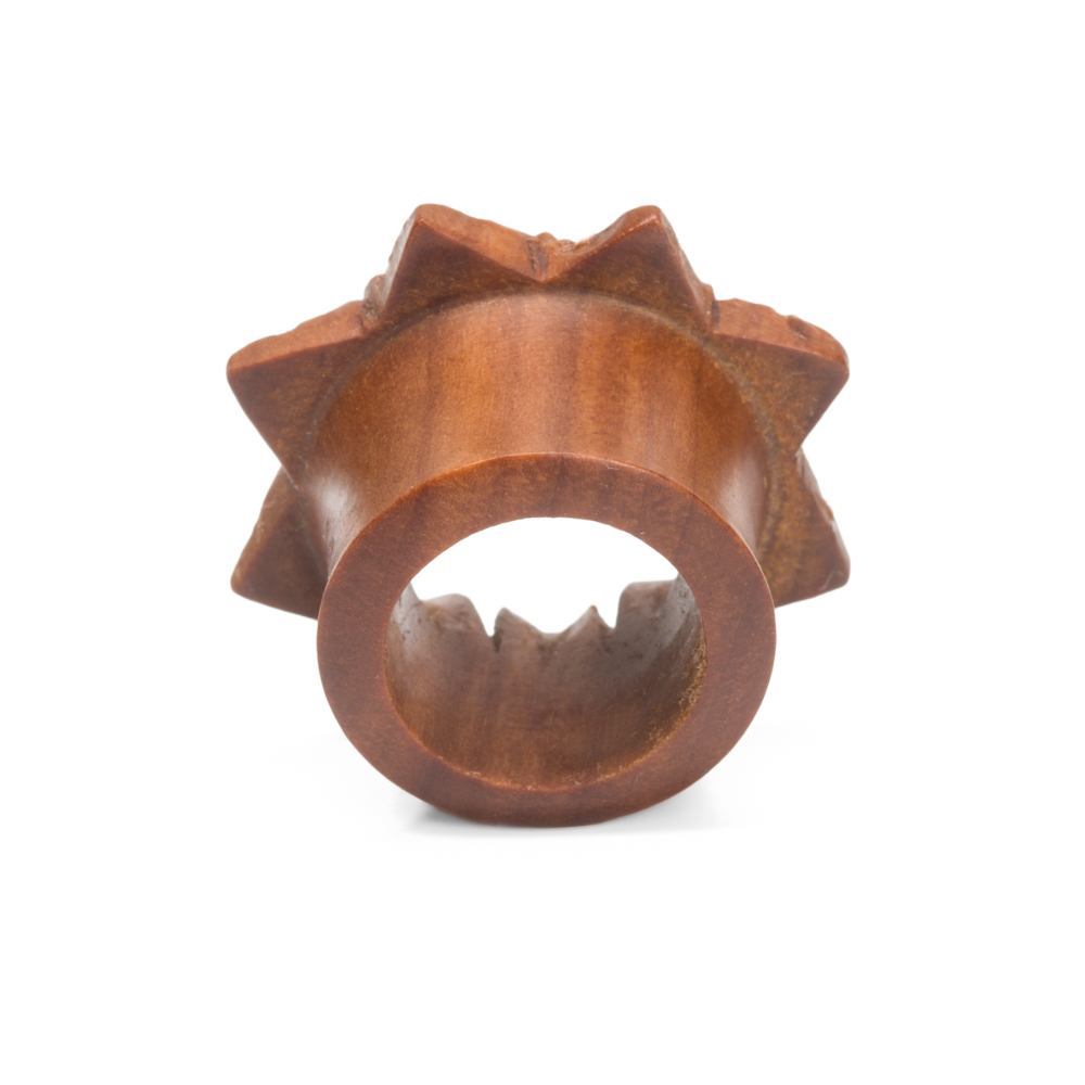 Blooming Lotus Saba Wood Organic Tunnel 6mm-30mm - Price Per 1