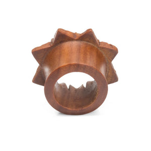 Blooming Lotus Saba Wood Organic Tunnel 6mm-30mm - Price Per 1