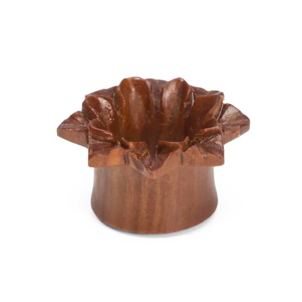 Blooming Lotus Saba Wood Organic Tunnel 6mm-30mm - Price Per 1