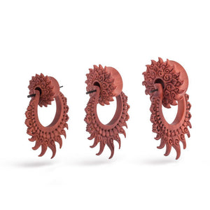 Sunshine of Love Saba Wood Plug - 16mm-30mm - Price Per 1