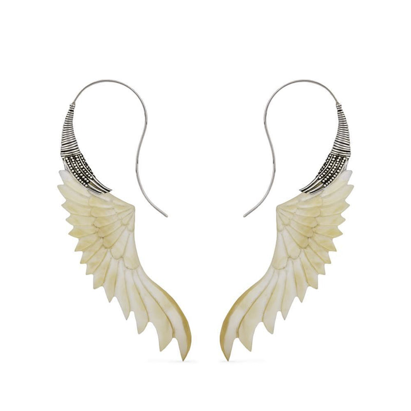 18g Freedom Ryder Mother of Pearl Silver Plated Earrings – Price Per 2