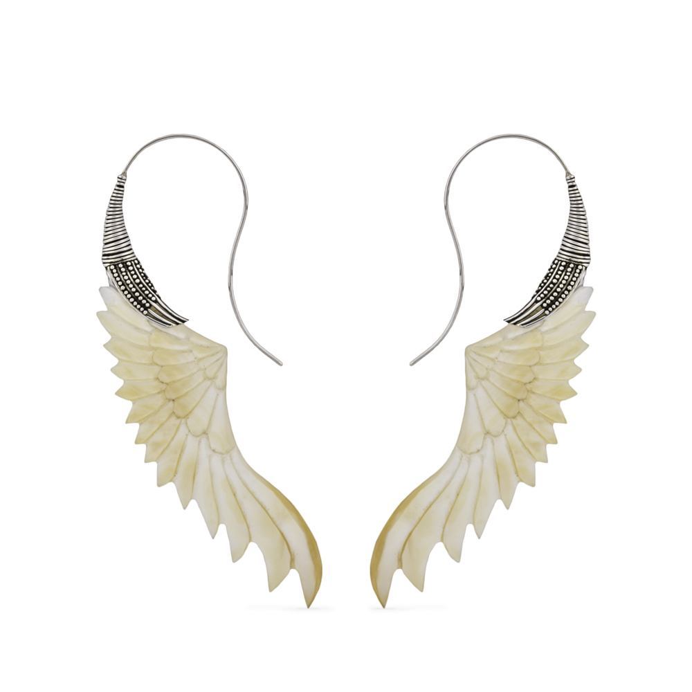 18g Freedom Ryder Mother of Pearl Silver Plated Earrings – Price Per 2