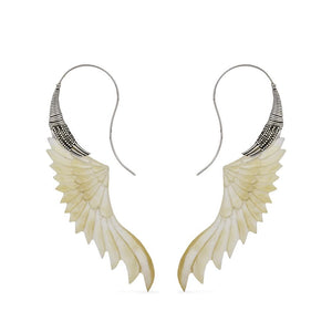 18g Freedom Ryder Mother of Pearl Silver Plated Earrings – Price Per 2