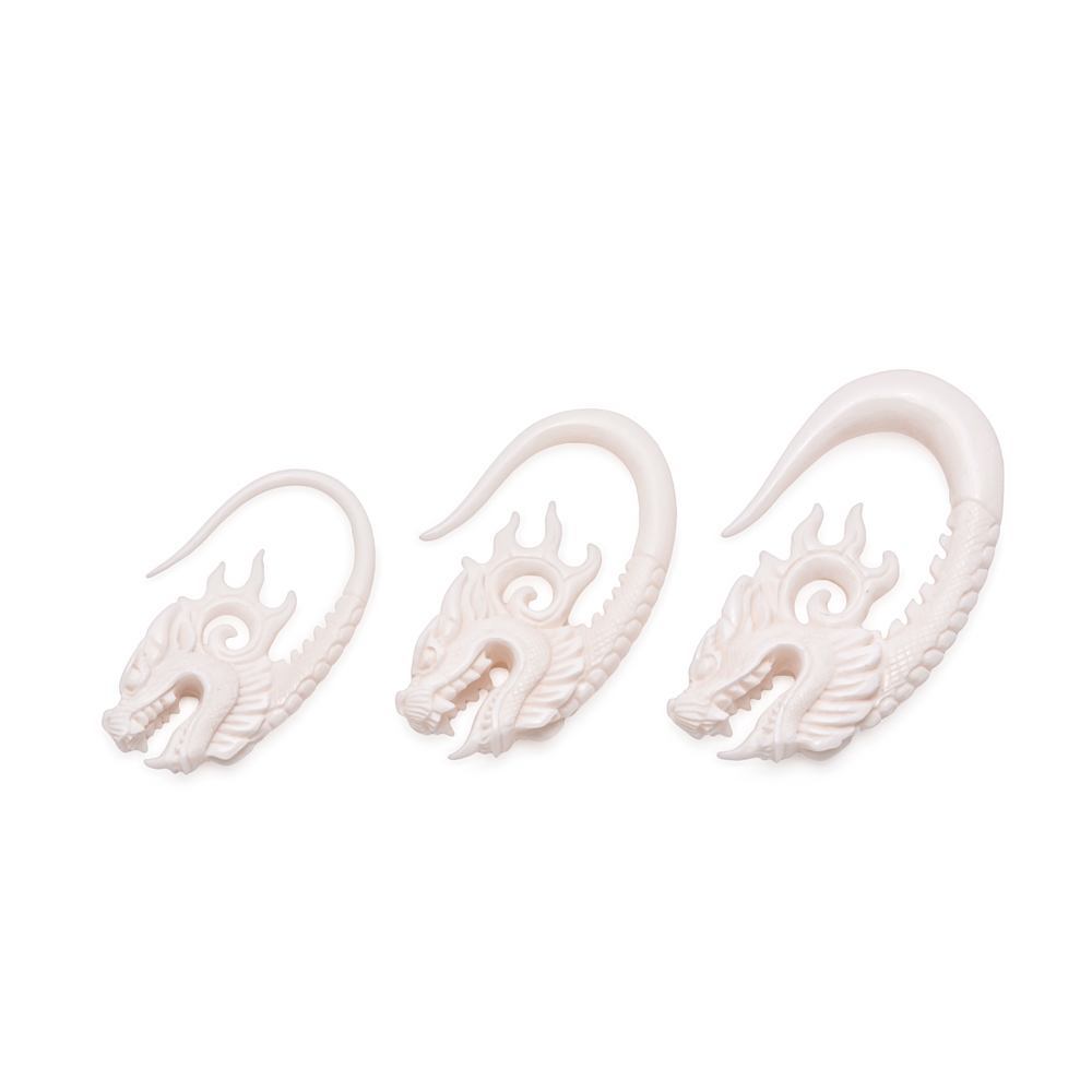 Carved Dragon Bone Hanger – 2mm-8mm – Price Per 1