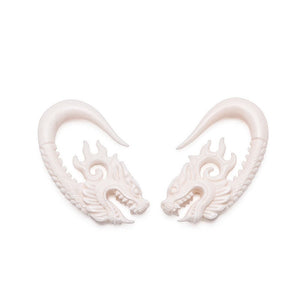 Carved Dragon Bone Hanger – 2mm-8mm – Price Per 1