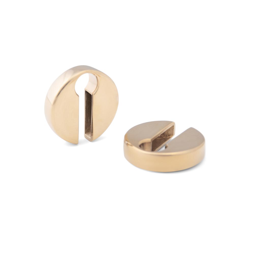 Keyhole Brass Ear Weight — Price Per 1