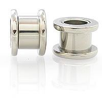 Threaded Steel Tunnel - 10g to 1" Sizes Available - Price Per 1