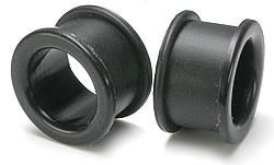 Black Silicone Tunnel by Kaos Softwear — 0g up to 2" — Price Per Pair