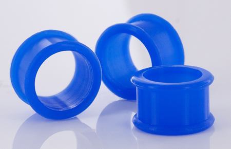 BLUE Flexible Wholesale Silicone Earlets Painful Pleasures 6g-1" - Price Per 1