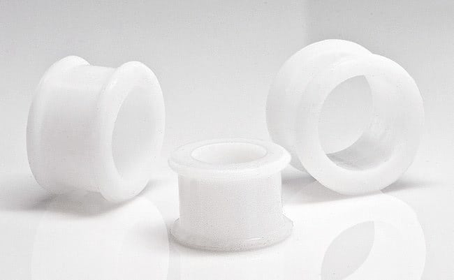 WHITE Flexible Wholesale Silicone Earlets Painful Pleasures 6g-1" - Price Per 1