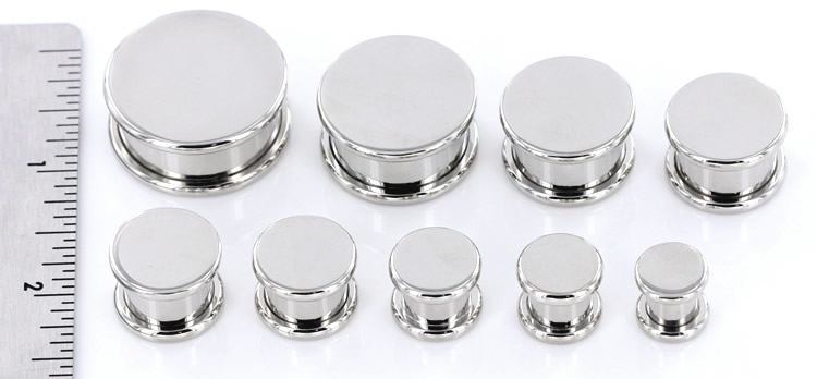 BOX Plugs Steel Threaded Hollow Center STASH 8mm - 26mm - Price Per 1