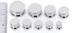 BOX Plugs Steel Threaded Hollow Center STASH 8mm - 26mm - Price Per 1