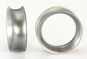 Silver Silicone Skin Eyelet by Kaos Softwear — 10g up to 1" — Price Per 1