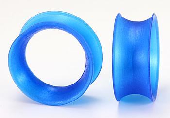 Cobalt Pearl Silicone Skin Eyelet by Kaos Softwear — 10g up to 1-5/8" — Price Per 2