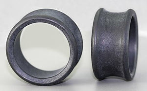 NYLON Charcoal Double Flare Tunnels from 0g up to 2-7/8" - Price Per 1