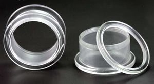 Clear Acrylic Threaded Tunnel — Price Per 1
