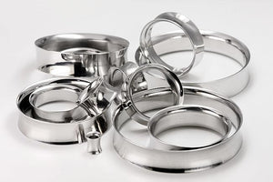 Hand-Polished Double Flare Saddle Eyelet - 6g up to 2" - Price Per 1