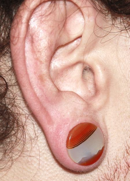 Double Flare Red Agate Stone Plug — Price Per Pair