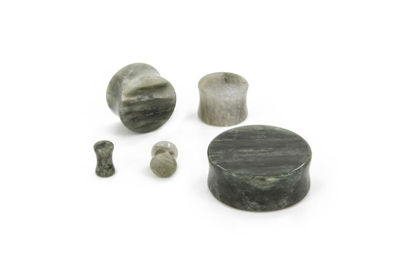 BAKERITE SNOWSTONE Double Flare Plugs 10g - 1" - Price Per 1