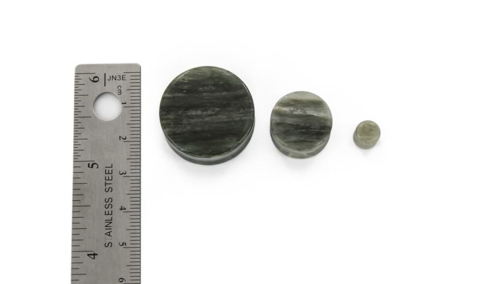 BAKERITE SNOWSTONE Double Flare Plugs 10g - 1" - Price Per 1