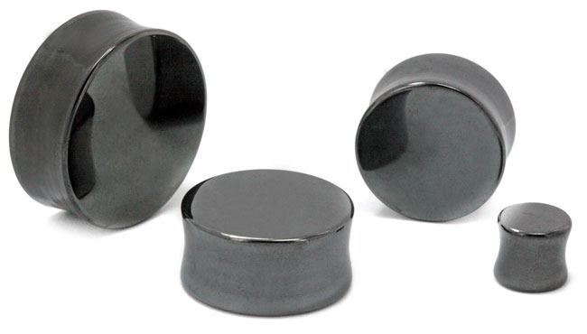Hematite Stone Plug — Price Per 1
