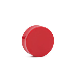 Dyer Red Coral Stone Double Flare Plugs 10g - 1" - Price Per 1