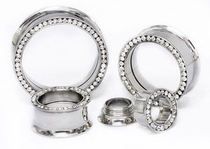 Round Stone Double Flare Insert-Ability Tunnel - Price Per 1