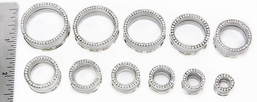 Round Stone Double Flare Insert-Ability Tunnel - Price Per 1