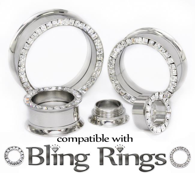 Square Stone Double Flare Insert-Ability Tunnel - Price Per 1