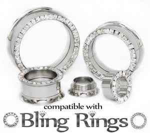 Square Stone Double Flare Insert-Ability Tunnel - Price Per 1