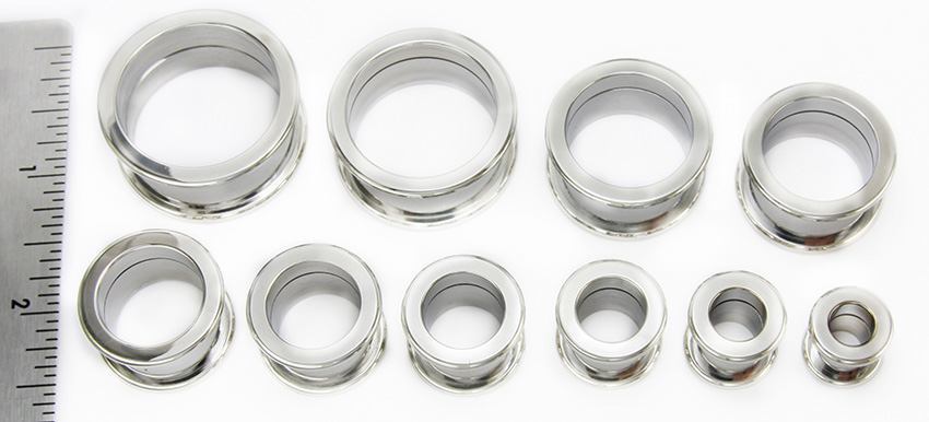 Threaded Insert-Ability Flat Flare Steel Tunnel - Price Per 1