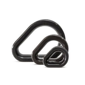 Black Silicone Hydra Eyelet by Kaos Softwear — 00g up to 1" — Price Per 2