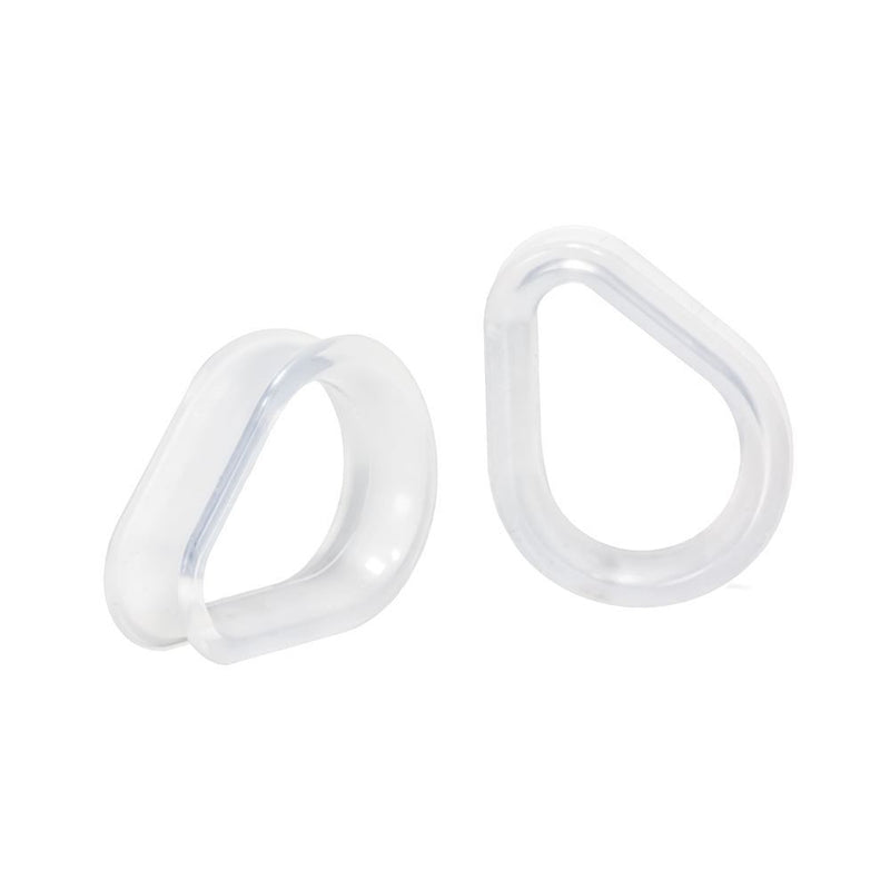 Clear Silicone Hydra Eyelet by Kaos Softwear — 00g up to 1" — Price Per 2