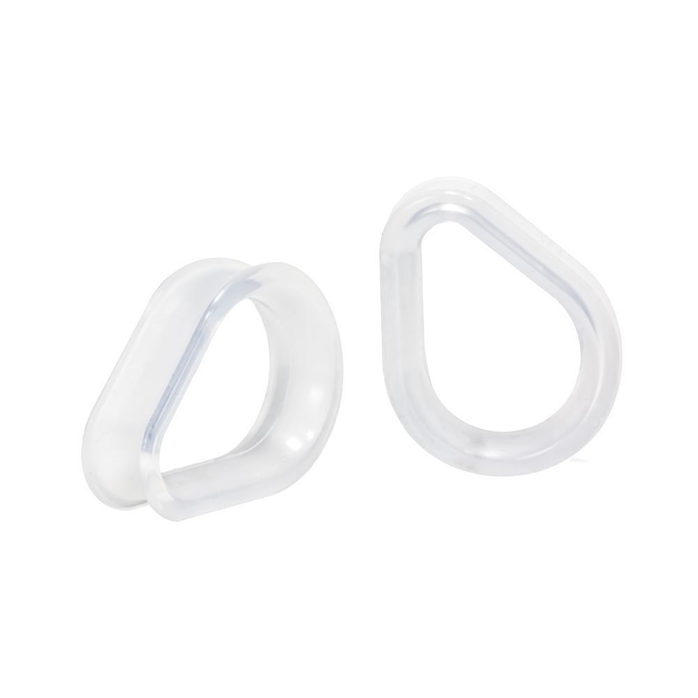 Clear Silicone Hydra Eyelet by Kaos Softwear — 00g up to 1" — Price Per 2