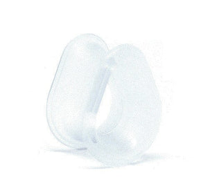 Clear Silicone Hydra Eyelet by Kaos Softwear — 00g up to 1" — Price Per 2