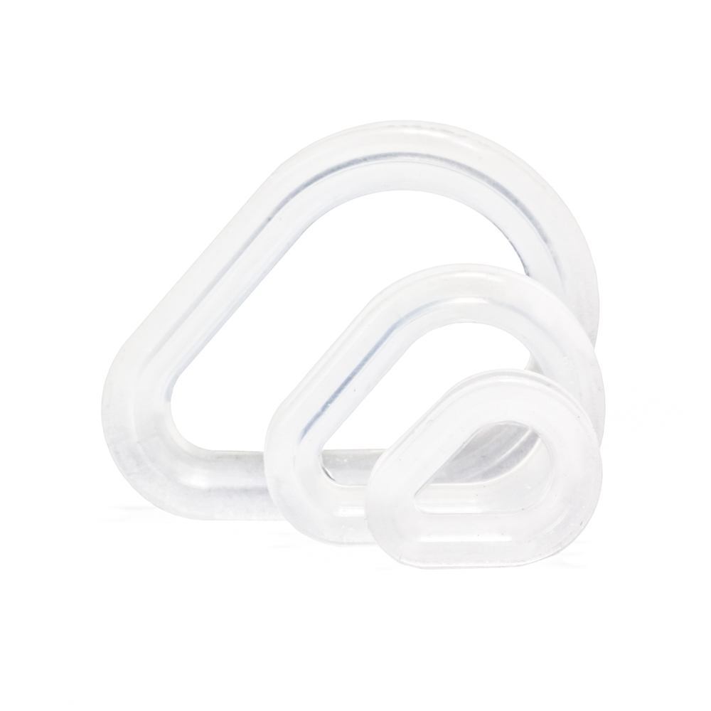 Clear Silicone Hydra Eyelet by Kaos Softwear — 00g up to 1" — Price Per 2