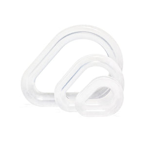 Clear Silicone Hydra Eyelet by Kaos Softwear — 00g up to 1" — Price Per 2