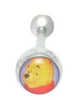 14g 5/8" Mixed 6mm Logo Tongue Ring Cartoons - Price Per 10